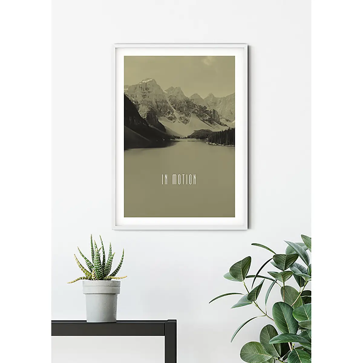Wandbild Word Lake In Motion | Mehrfarbig