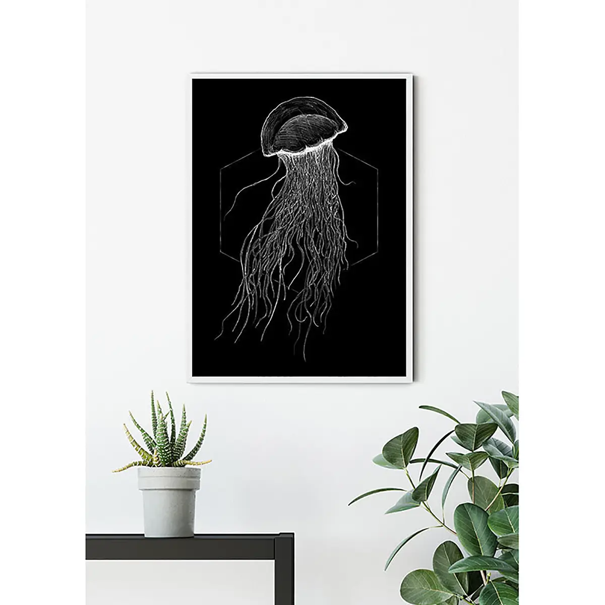 Wandbild Jellyfish | Mehrfarbig