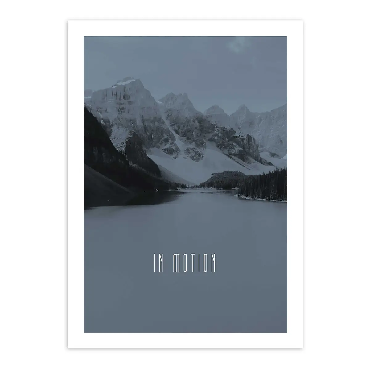 Wandbild Word Lake In Motion | Mehrfarbig