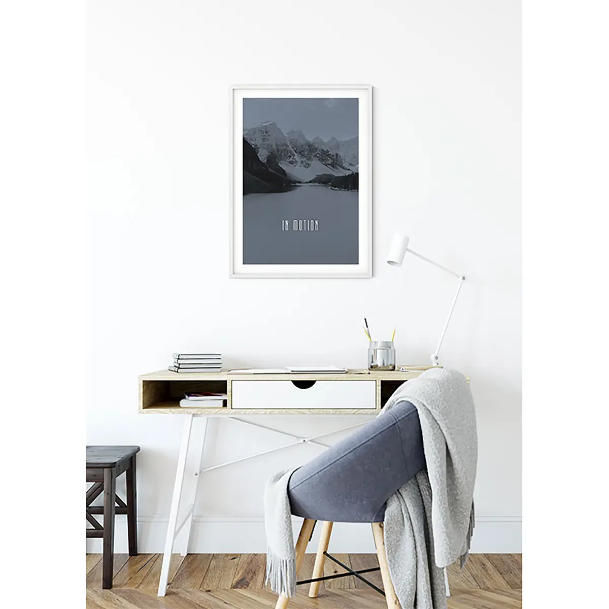 Wandbild Word Lake In Motion | Mehrfarbig
