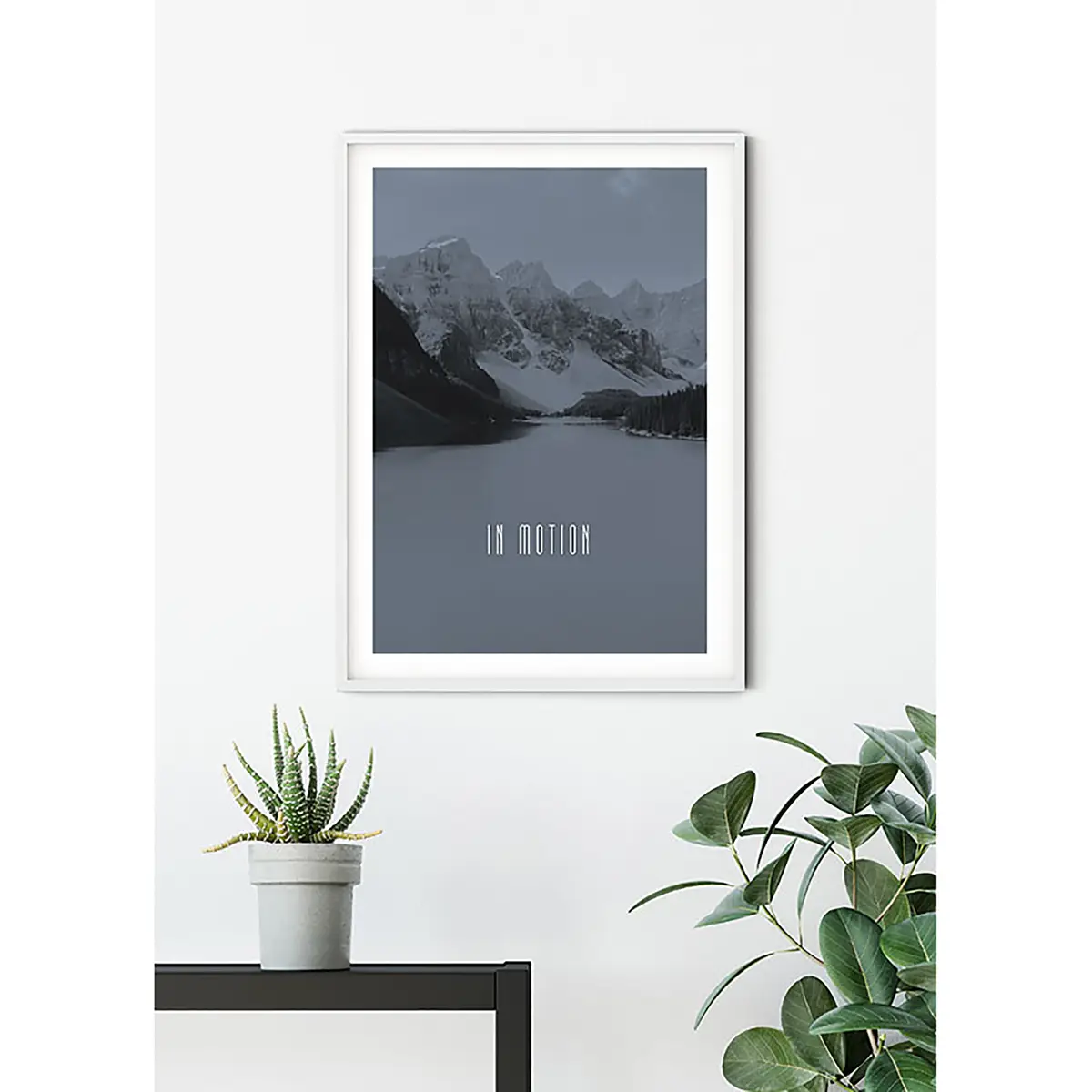 Wandbild Word Lake In Motion | Mehrfarbig