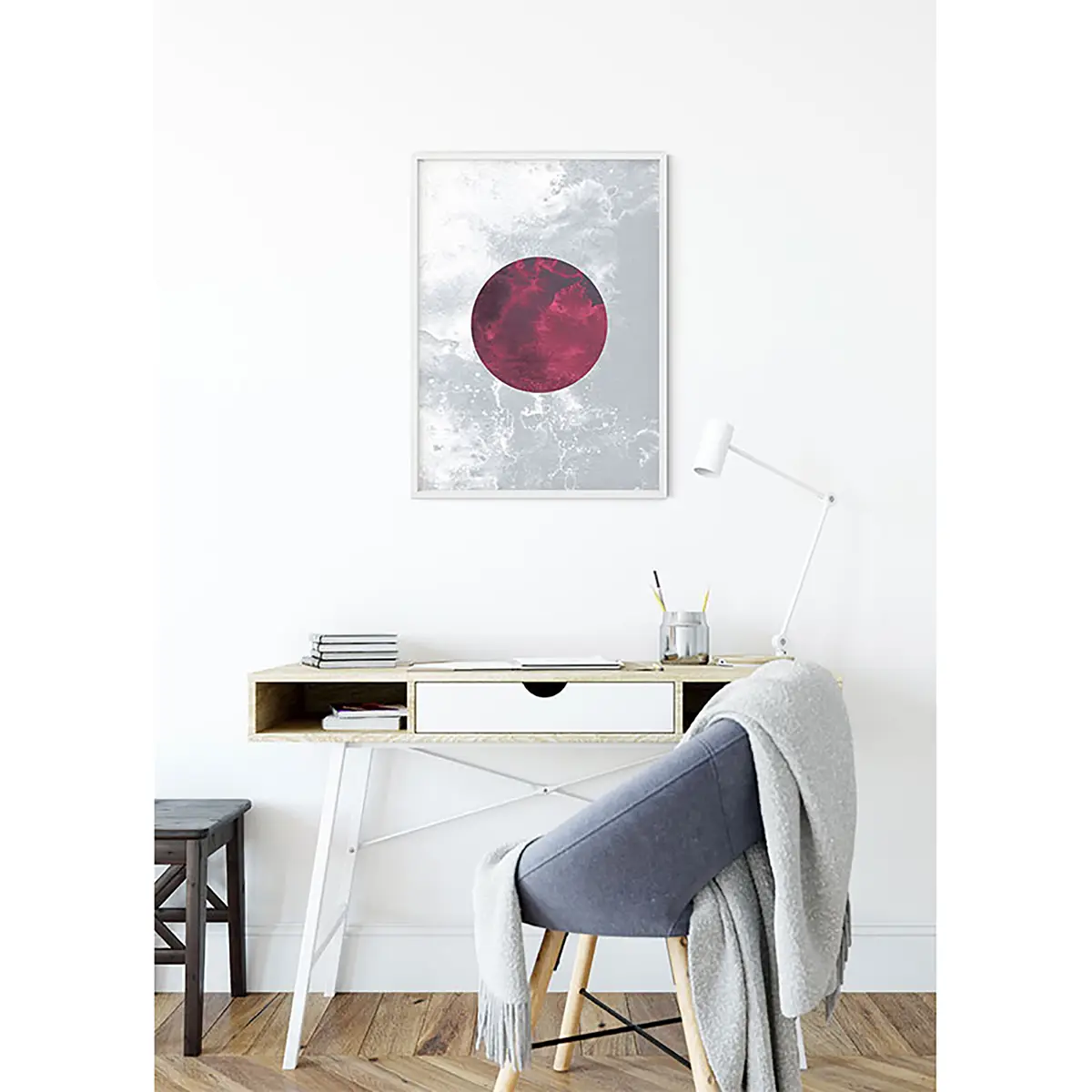 Wandbild Solum Aqua | Mehrfarbig