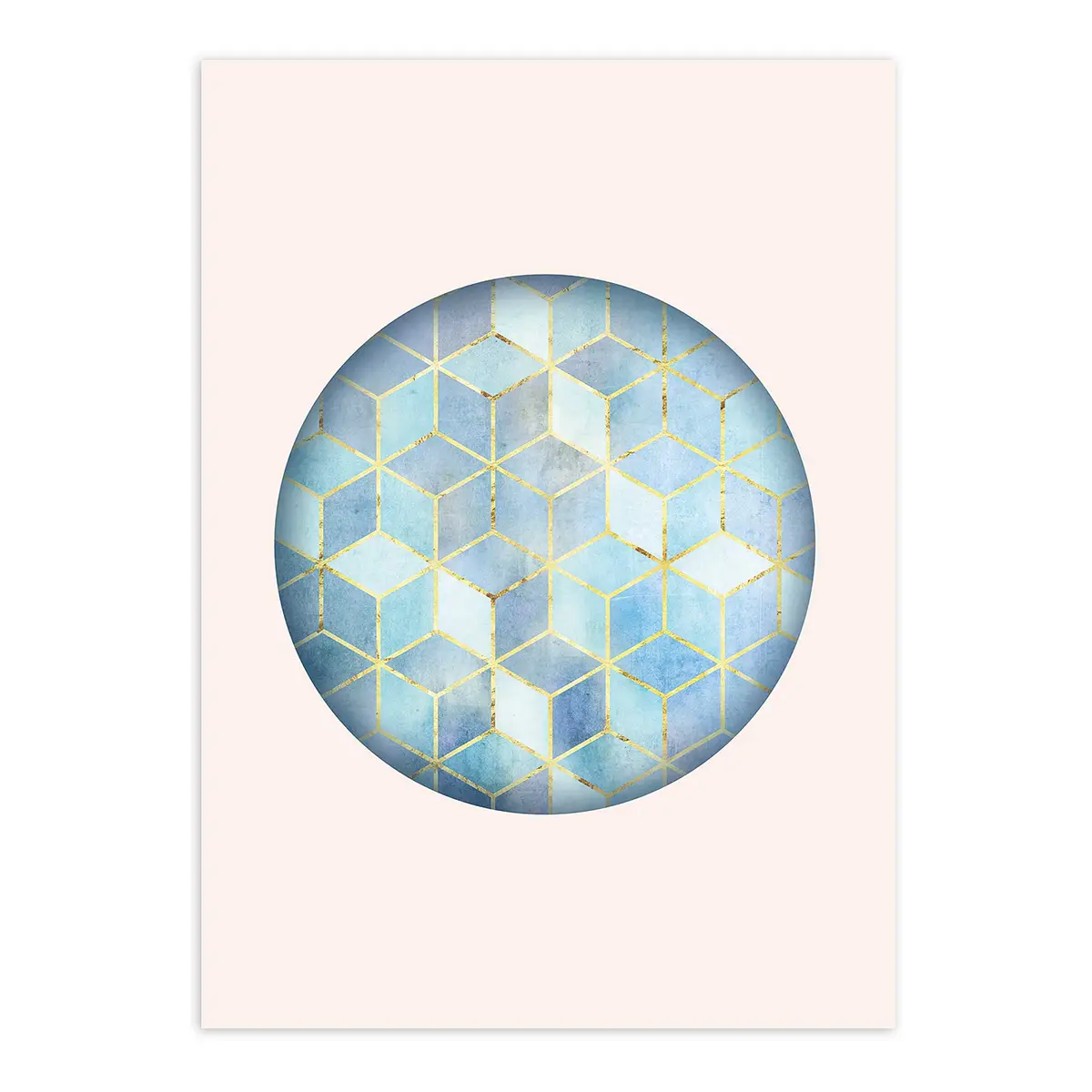 Wandbild Mosaik Circle | Mehrfarbig