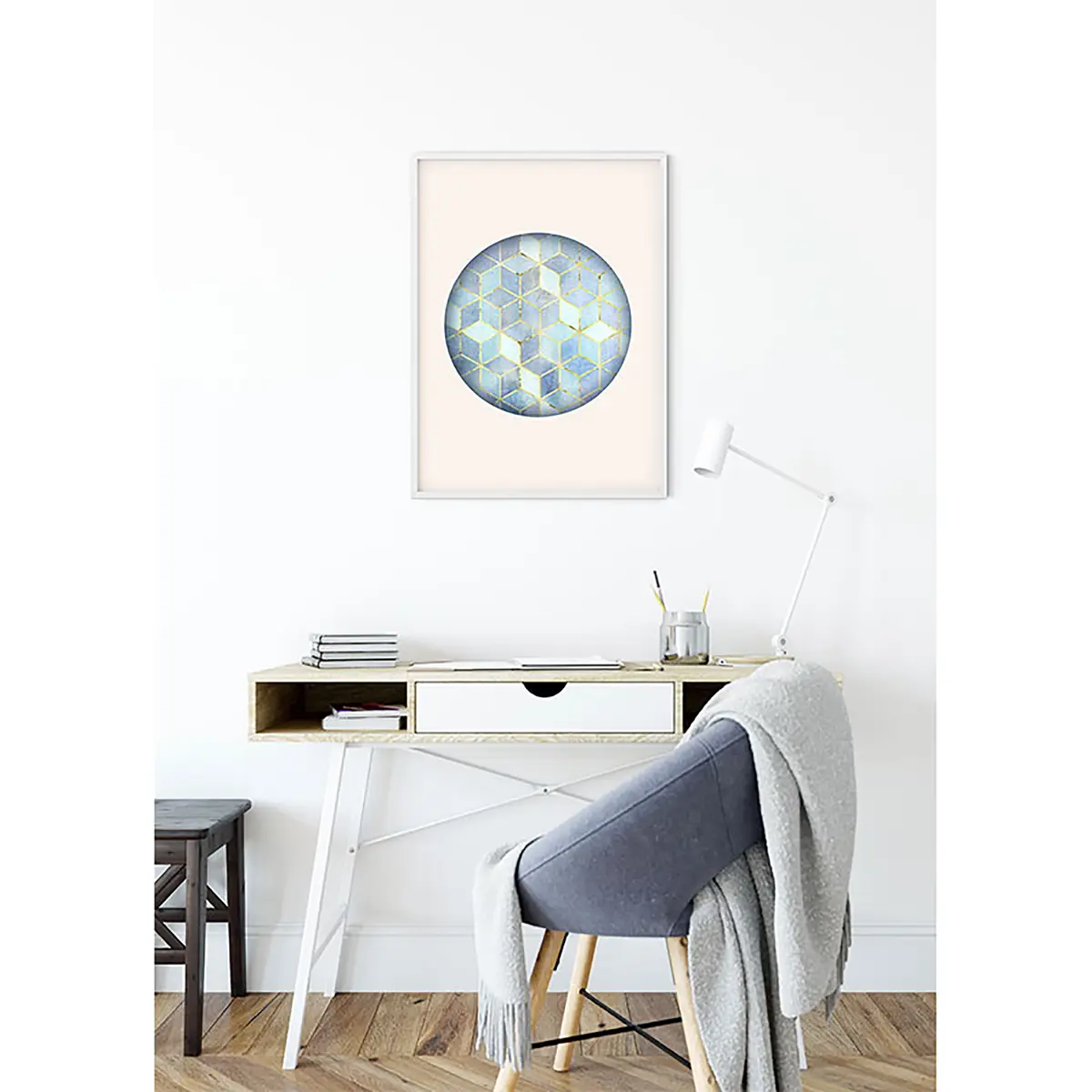 Wandbild Mosaik Circle | Mehrfarbig