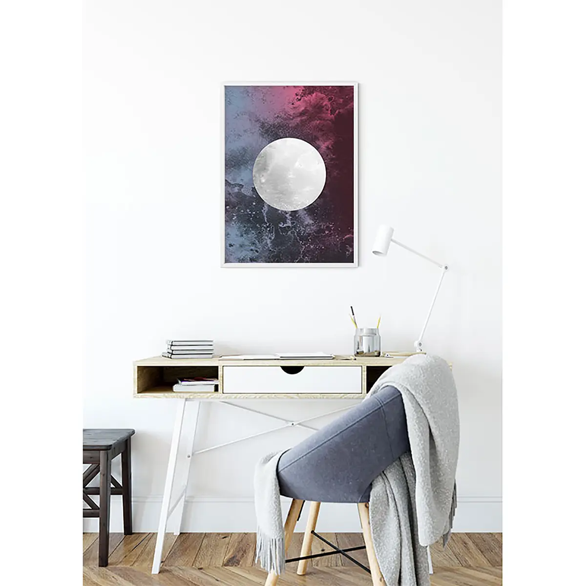 Wandbild Solum Aqua | Mehrfarbig