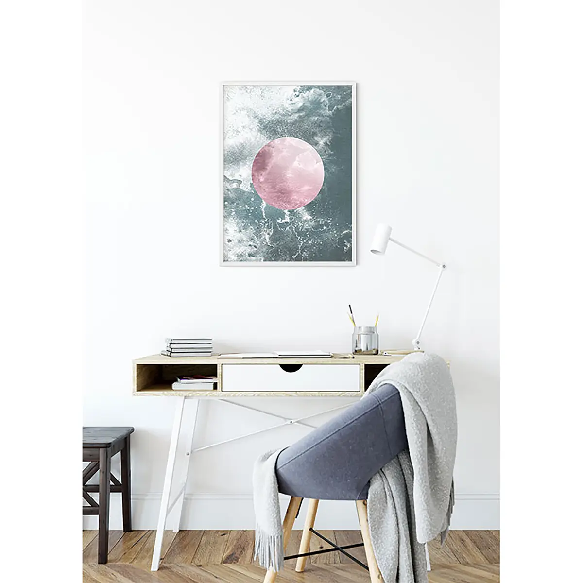 Wandbild Solum Aqua | Mehrfarbig