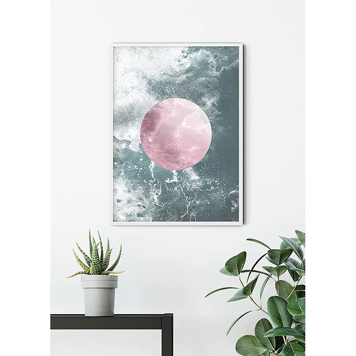 Wandbild Solum Aqua | Mehrfarbig