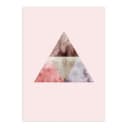 Wandbild Triangles | Mehrfarbig