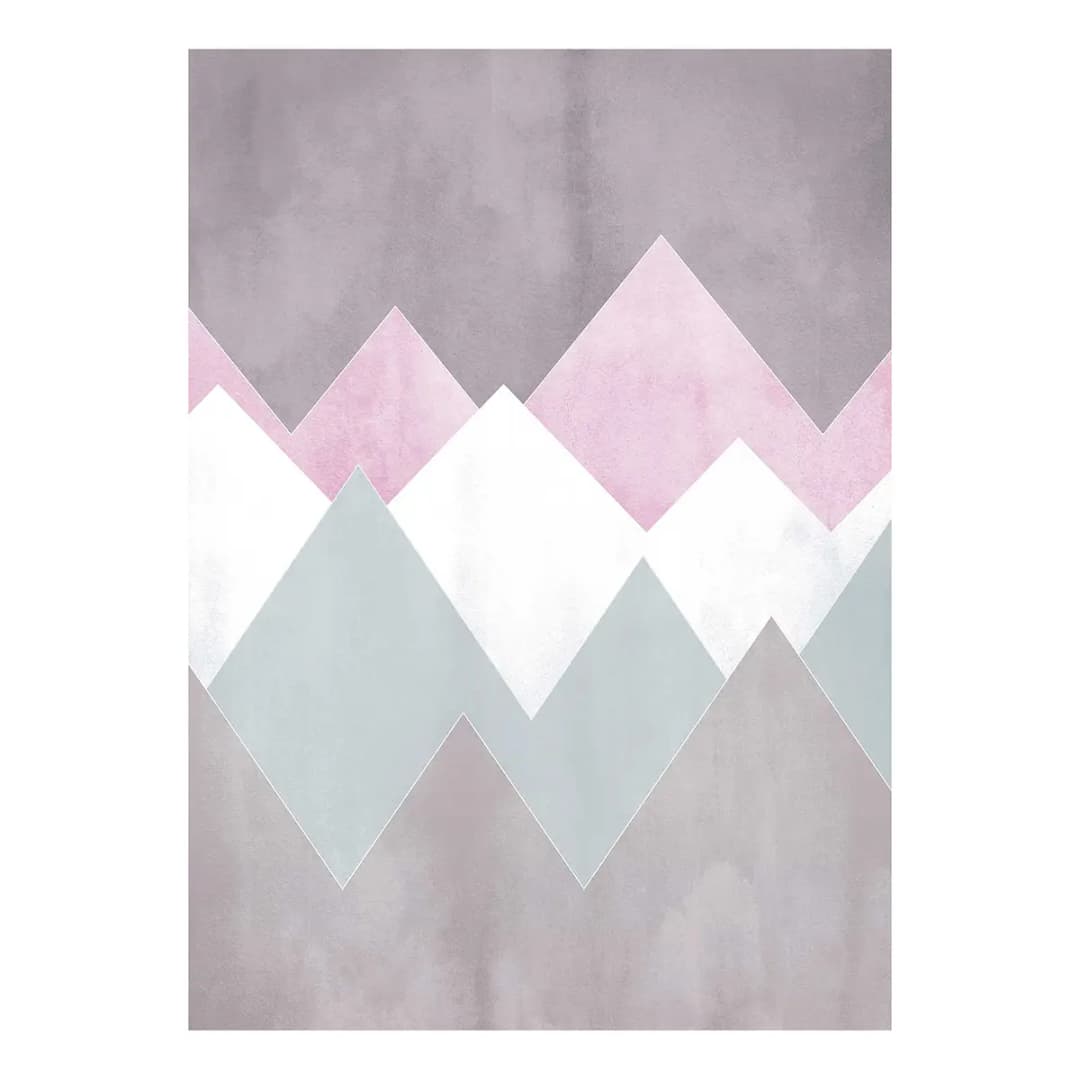 Wandbild Sunrise Mountain | Mehrfarbig