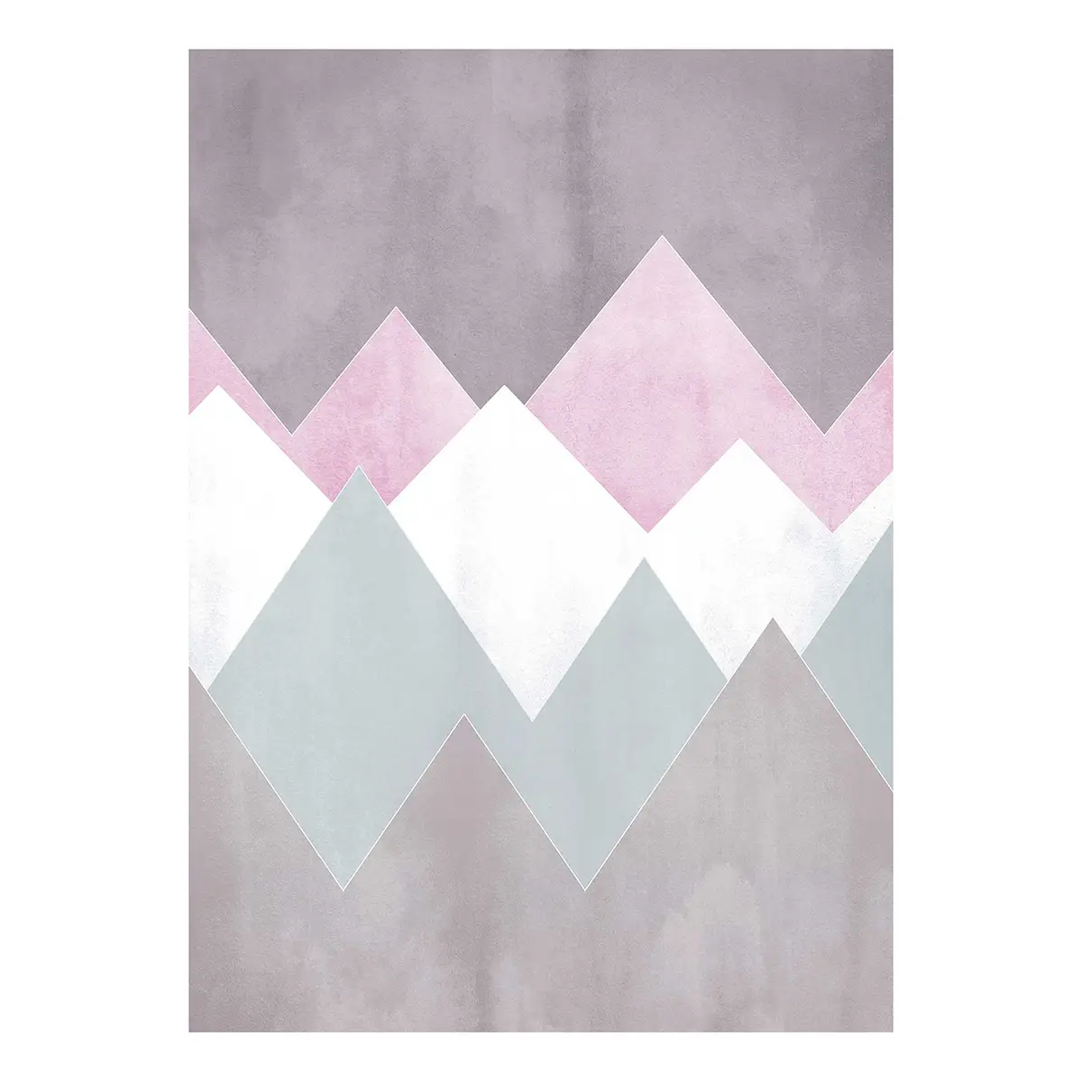 Wandbild Sunrise Mountain | Mehrfarbig
