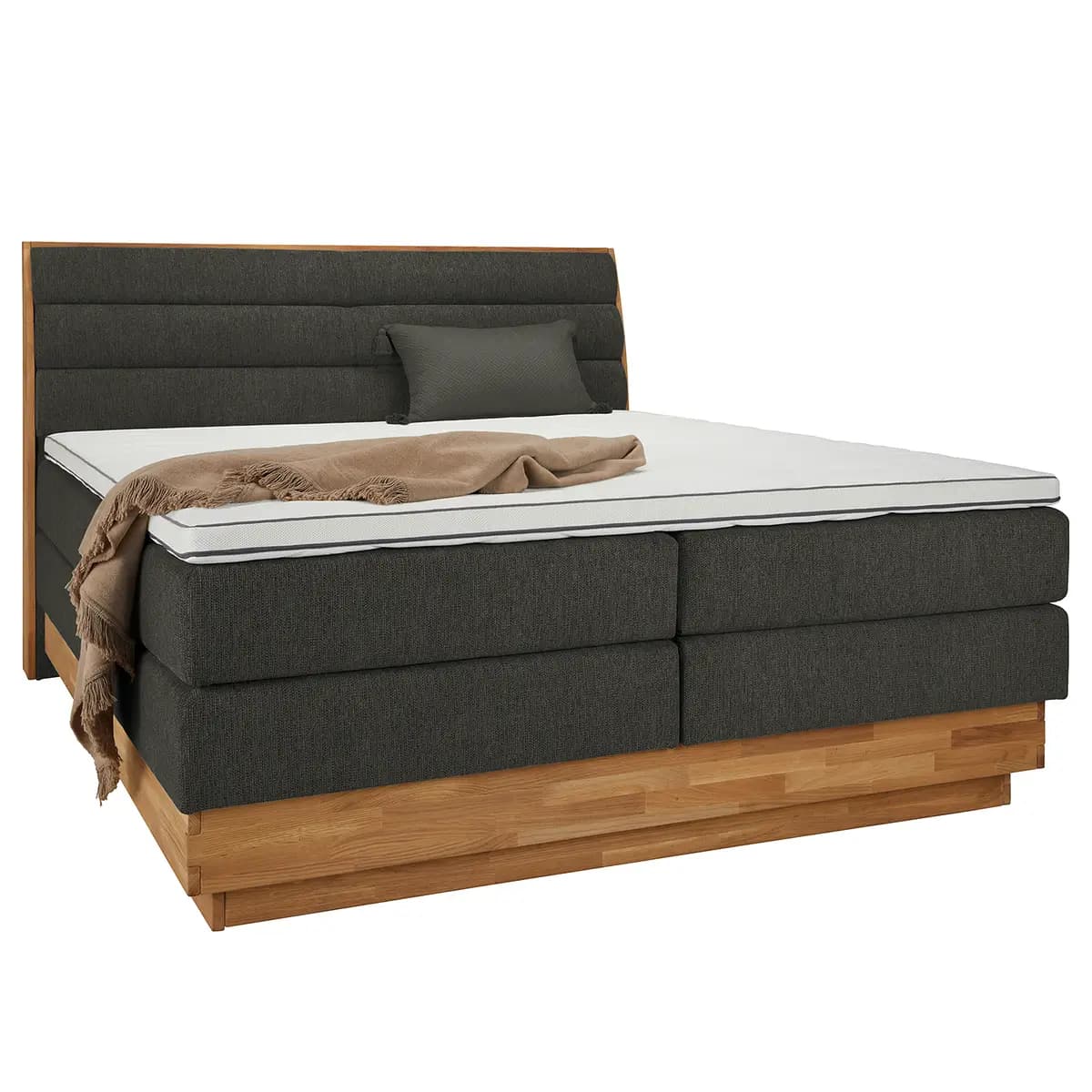 Boxspringbett Merkur 180 x 200cm | Schwarz
