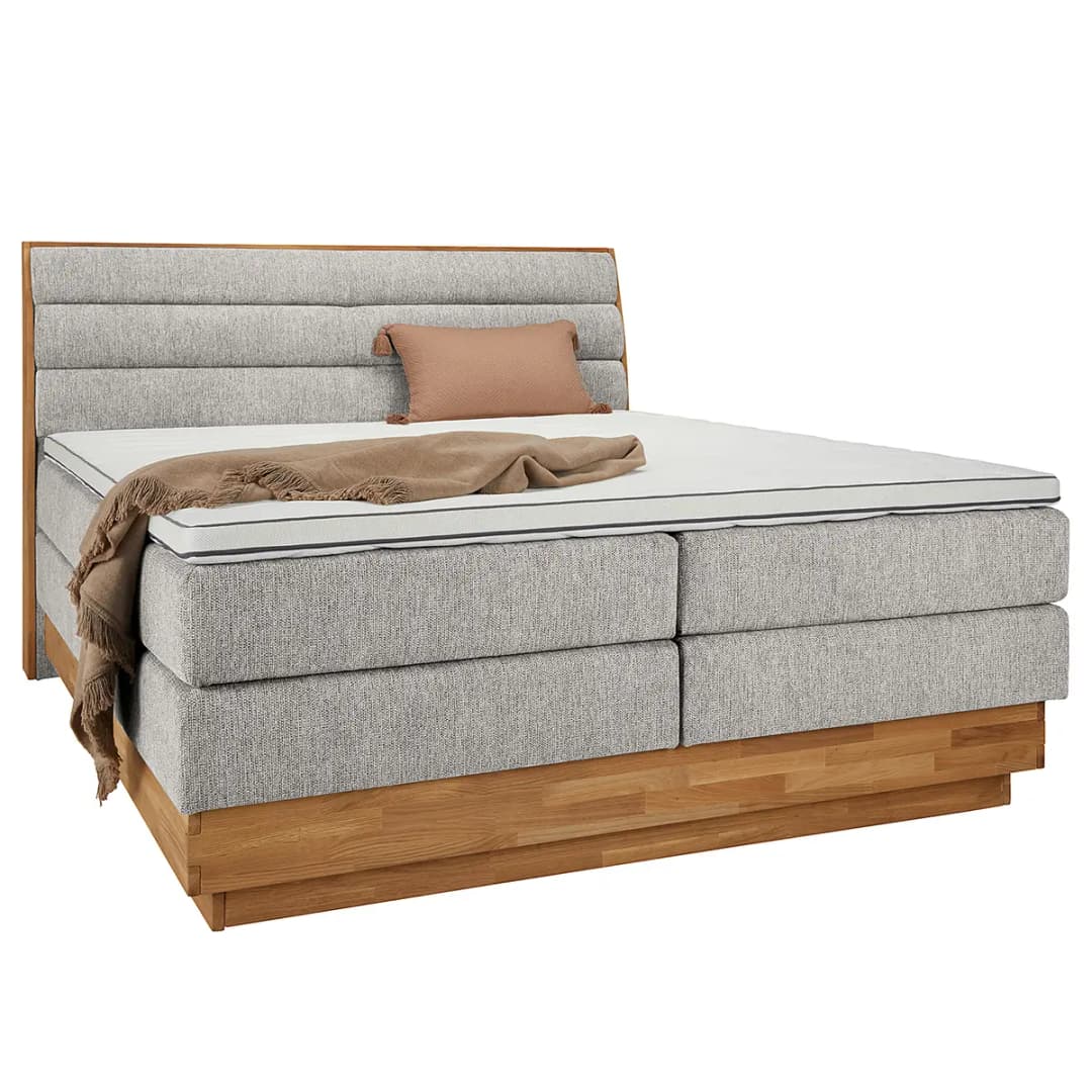 Boxspringbett Merkur | Silber