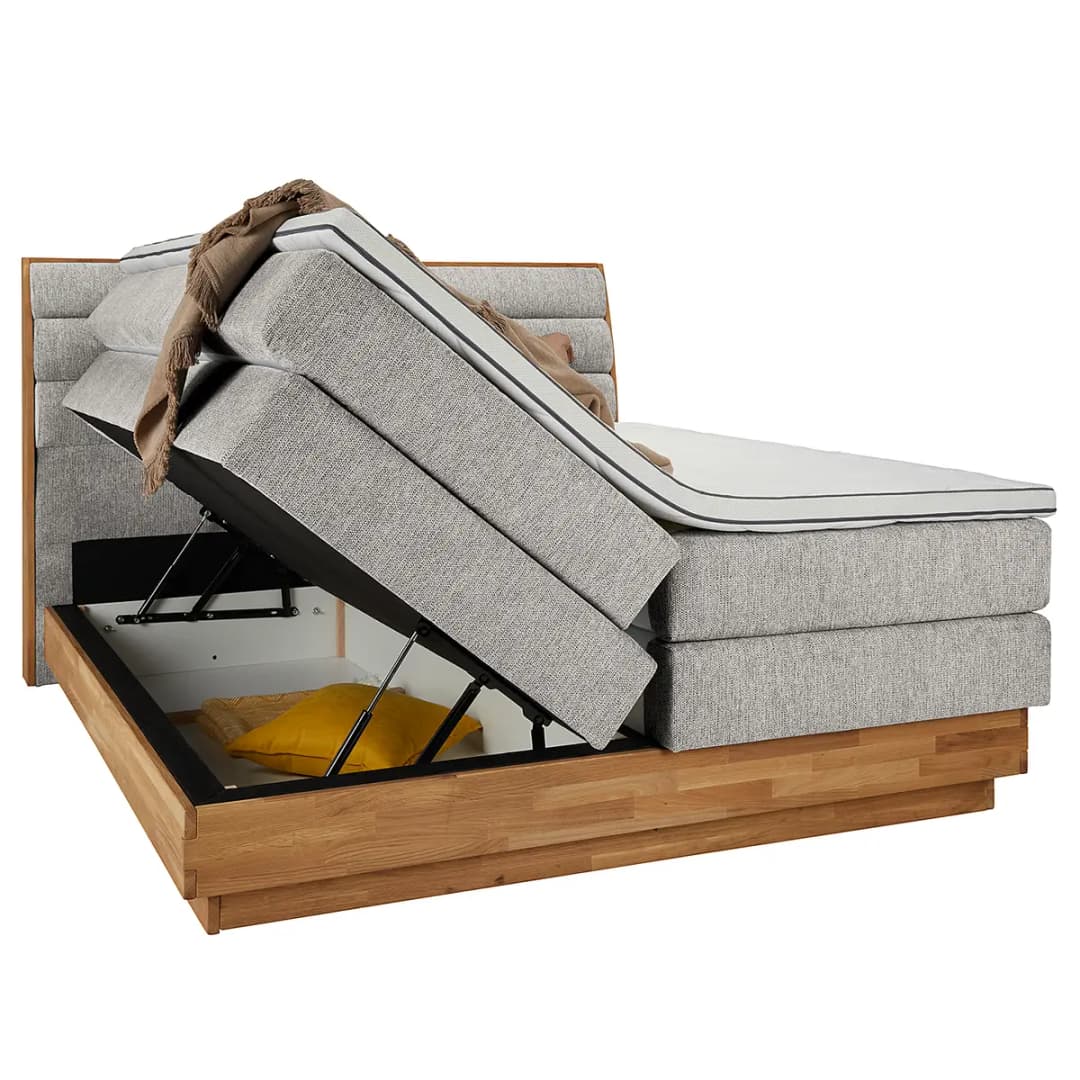 Boxspringbett Merkur | Silber