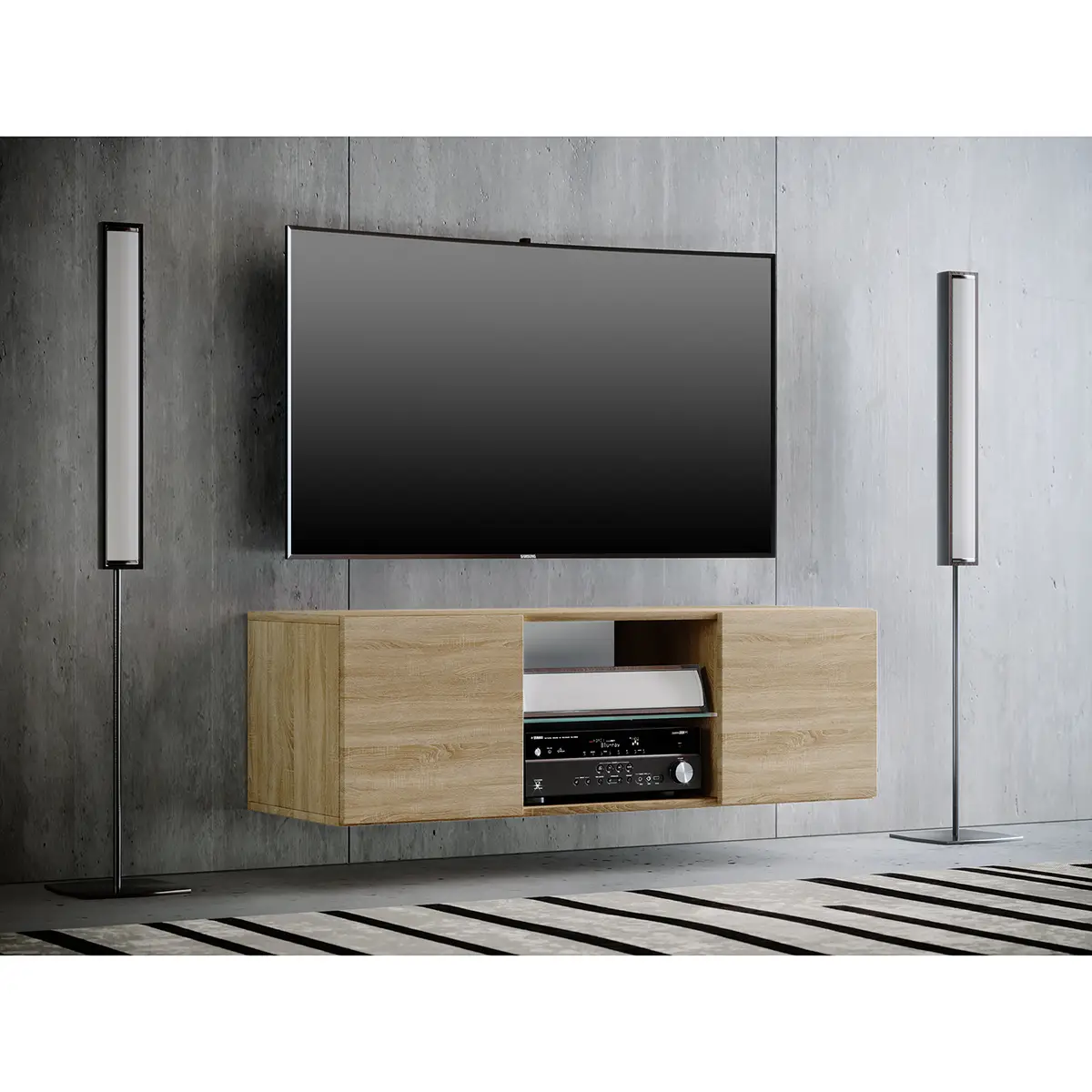 TV-Lowboard Jusa | Braun