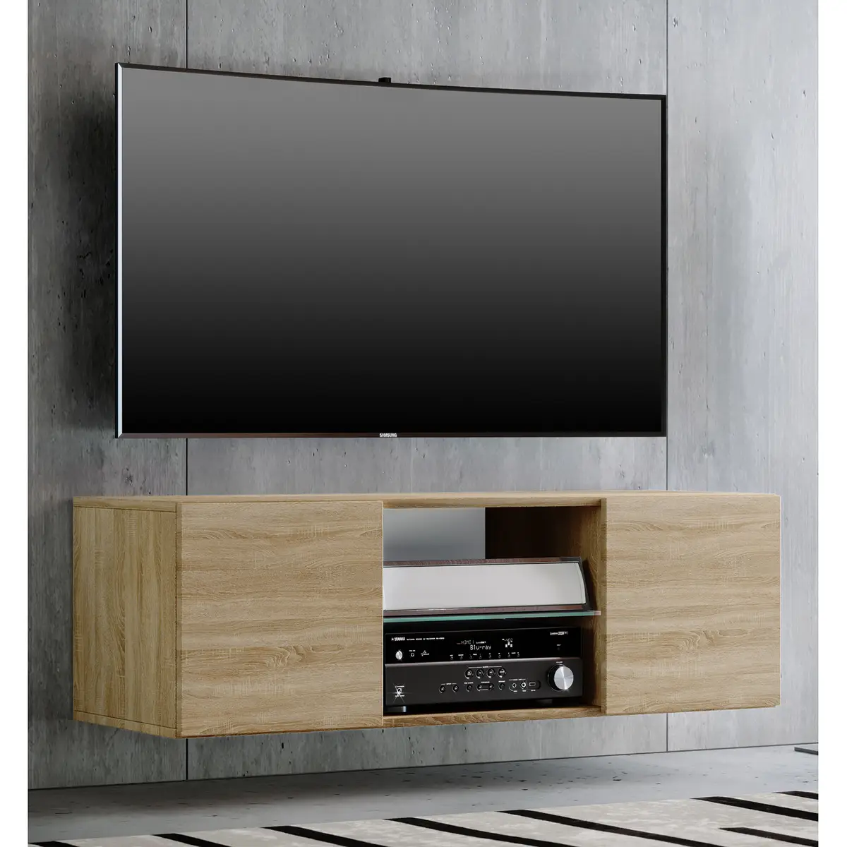 TV-Lowboard Jusa | Braun