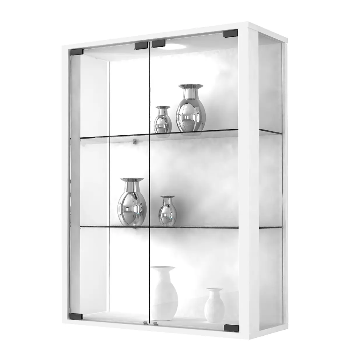 Hängevitrine Udina | Weiß