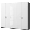 Drehtürenschrank pure gloss | Weiß