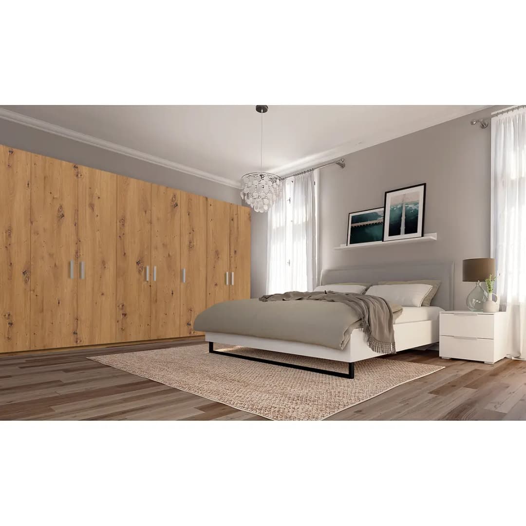 Drehtürenschrank pure | Braun