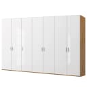 Drehtürenschrank pure gloss 315 x 236cm Weiß/Hochglanz | Weiß