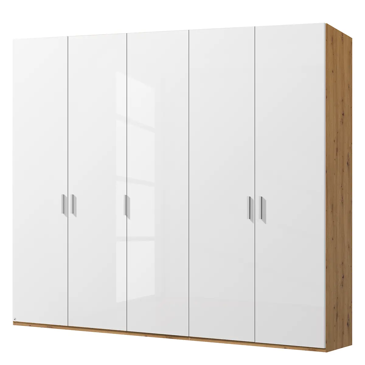 Drehtürenschrank pure gloss | Weiß