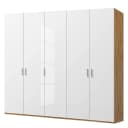 Drehtürenschrank pure gloss | Weiß