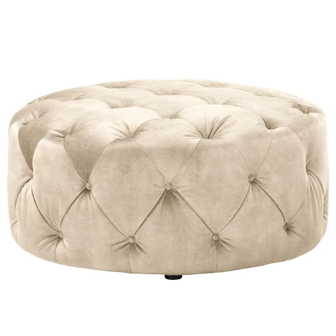 Polsterhocker Grotta | Beige