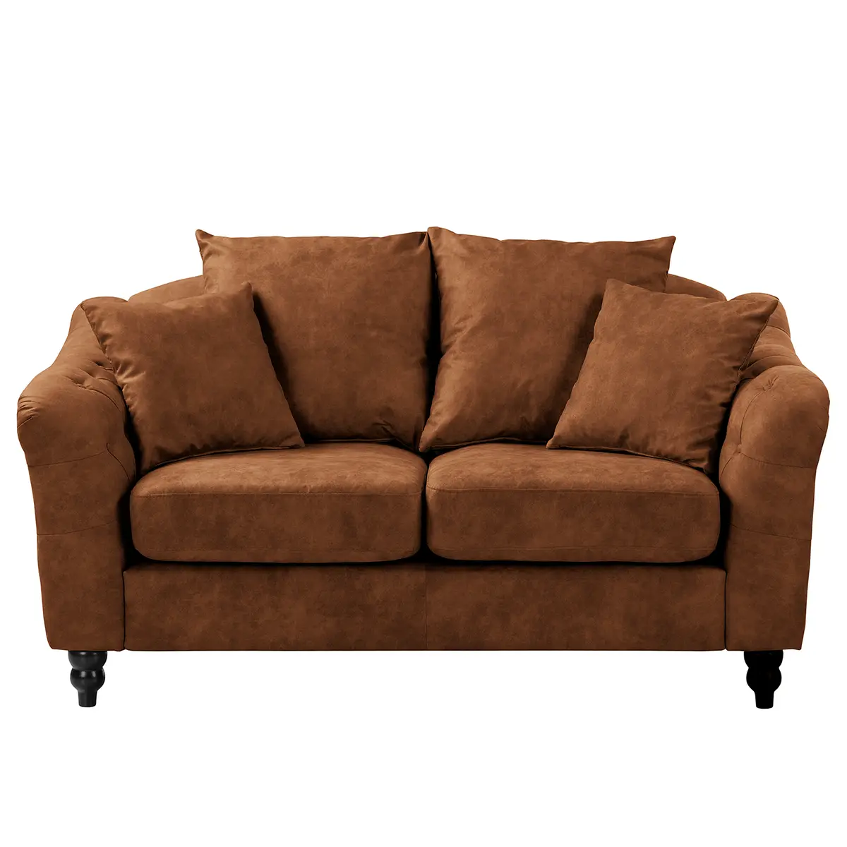 Sofa Lovis 2-Sitzer | Braun