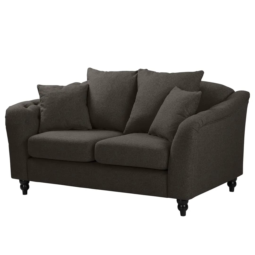 Sofa Lovis 2-Sitzer Grau | Grau