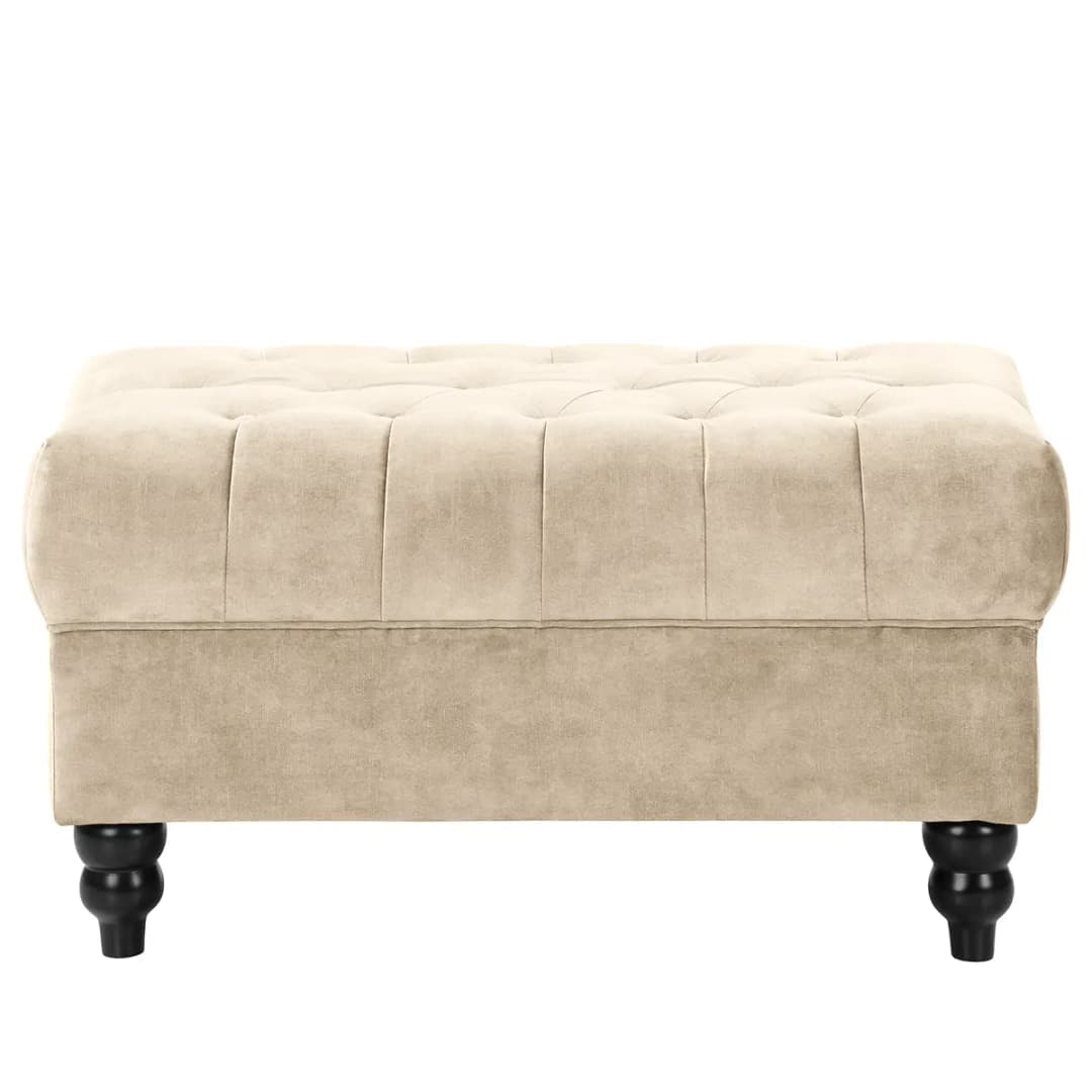 Polsterhocker Lovis | Beige
