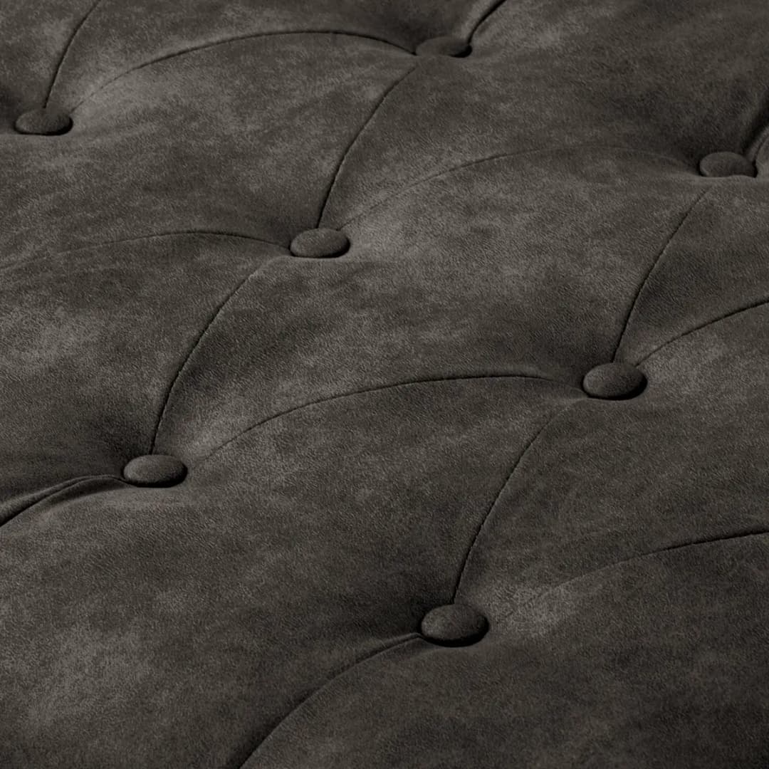 Polsterhocker Lovis | Grau