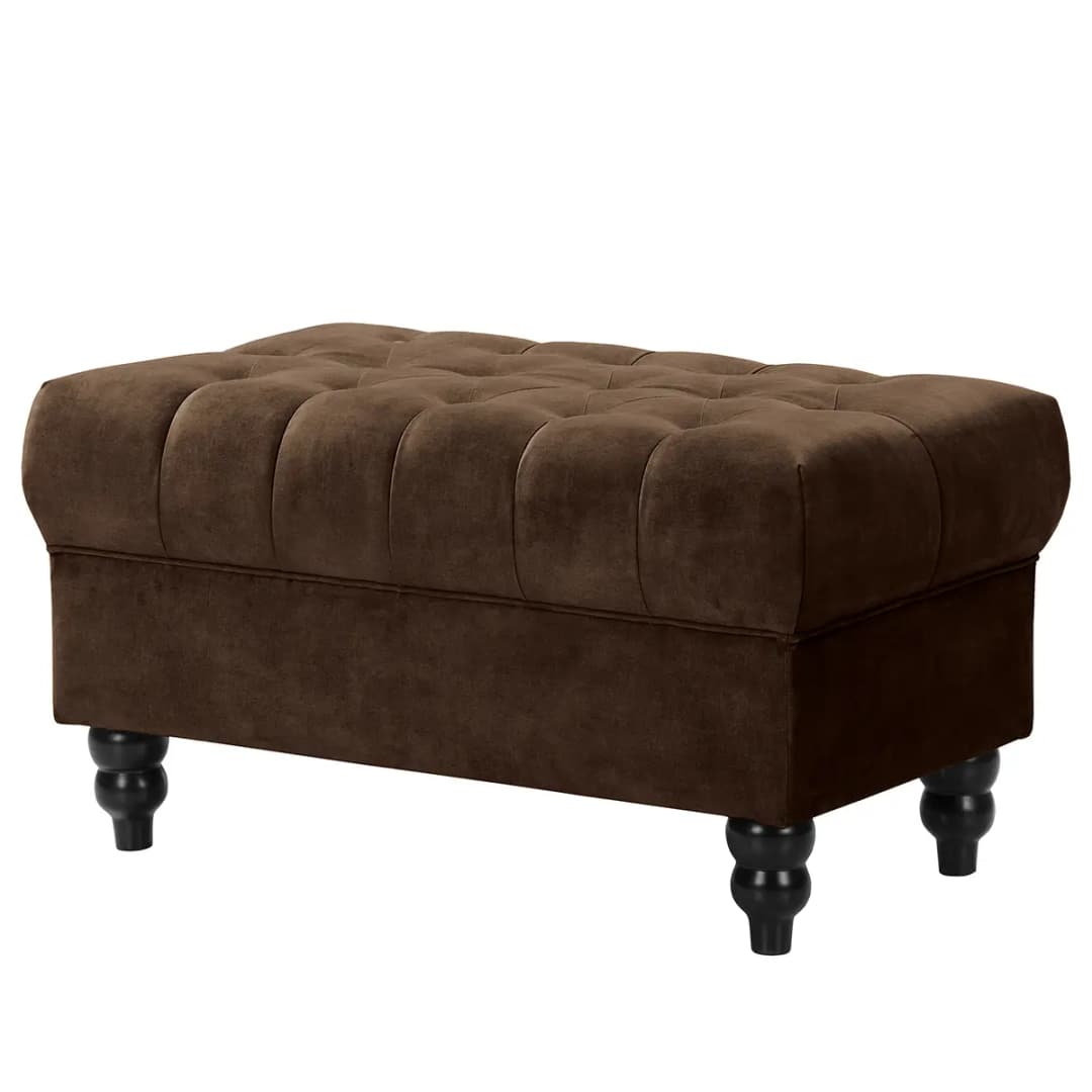 Polsterhocker Lovis | Braun