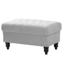 Polsterhocker Lovis | Grau
