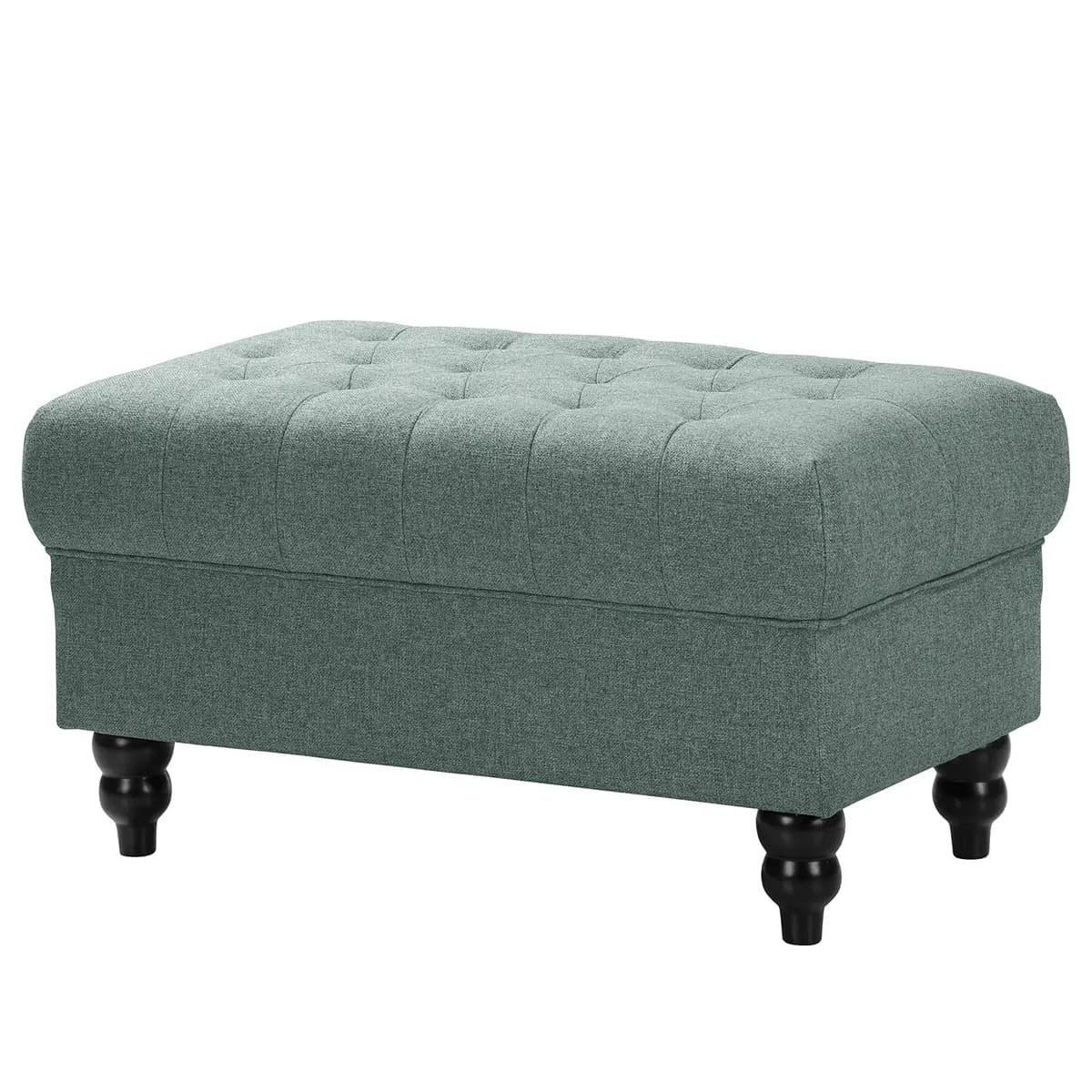 Polsterhocker Lovis | Grau