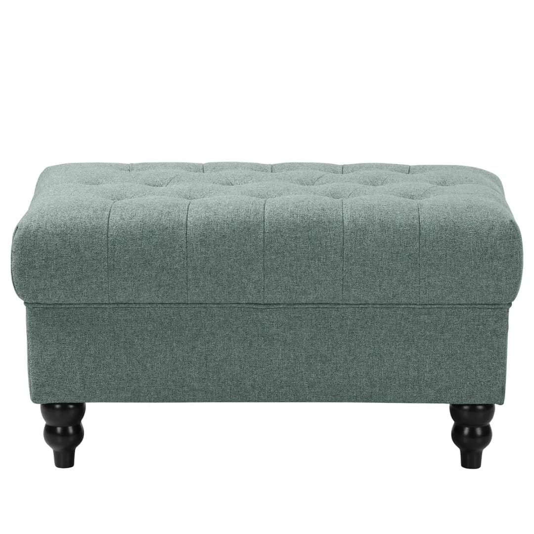 Polsterhocker Lovis | Grau