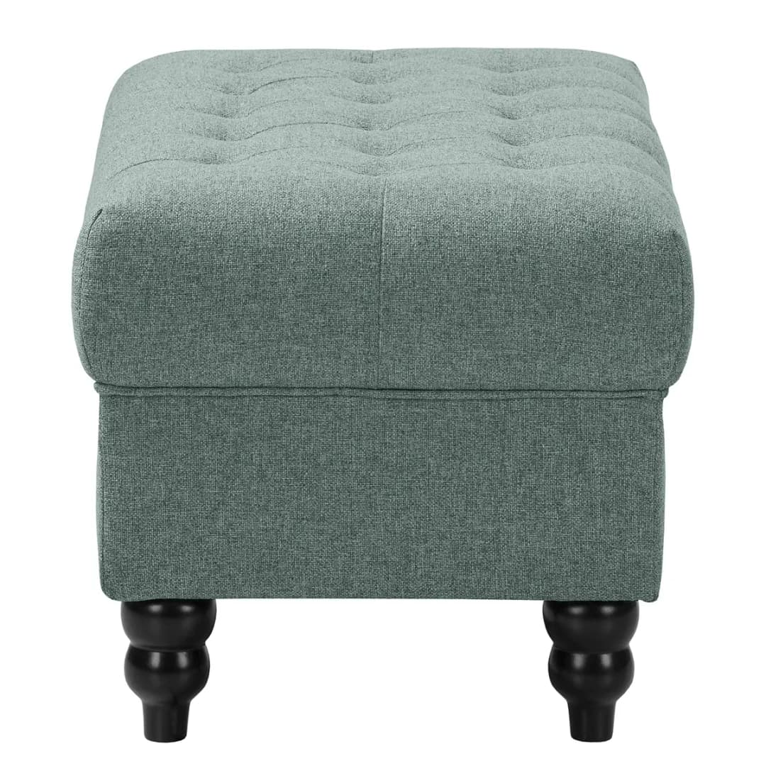 Polsterhocker Lovis | Grau