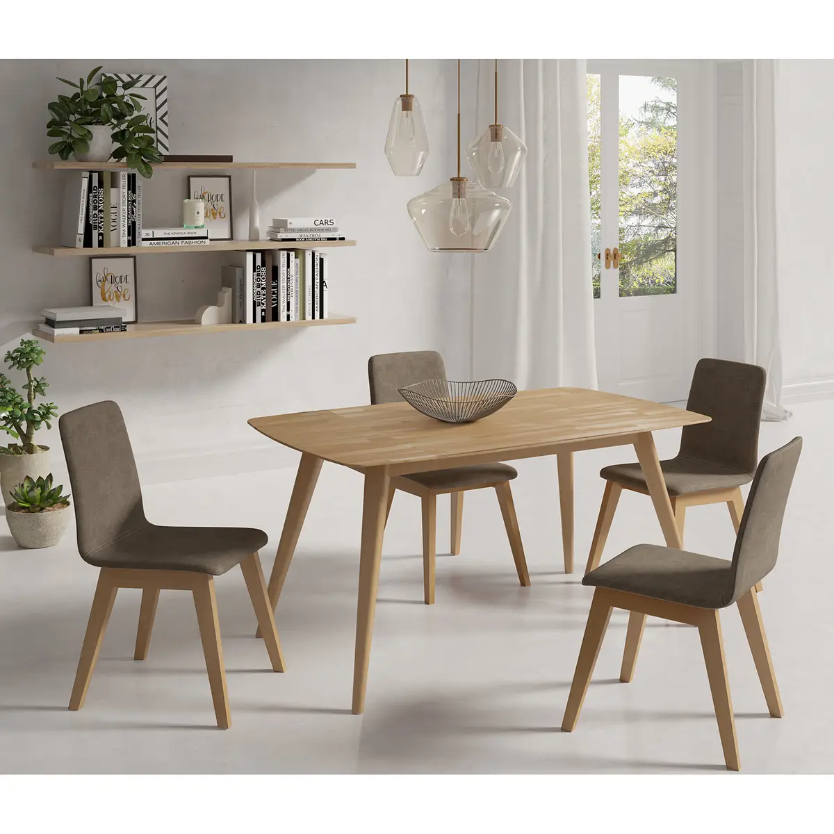 Esstisch Cortes 140 x 80cm Braun/Buche | Braun