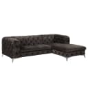 Ecksofa Merlin II | Grau