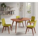 Essgruppe Nami 5-teilig 140 x 80cm Braun/Grün | Braun