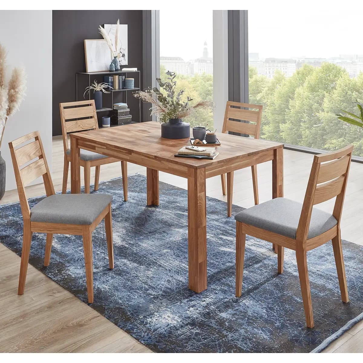 Essgruppe Tassar 5-teilig Braun/Grau | Braun