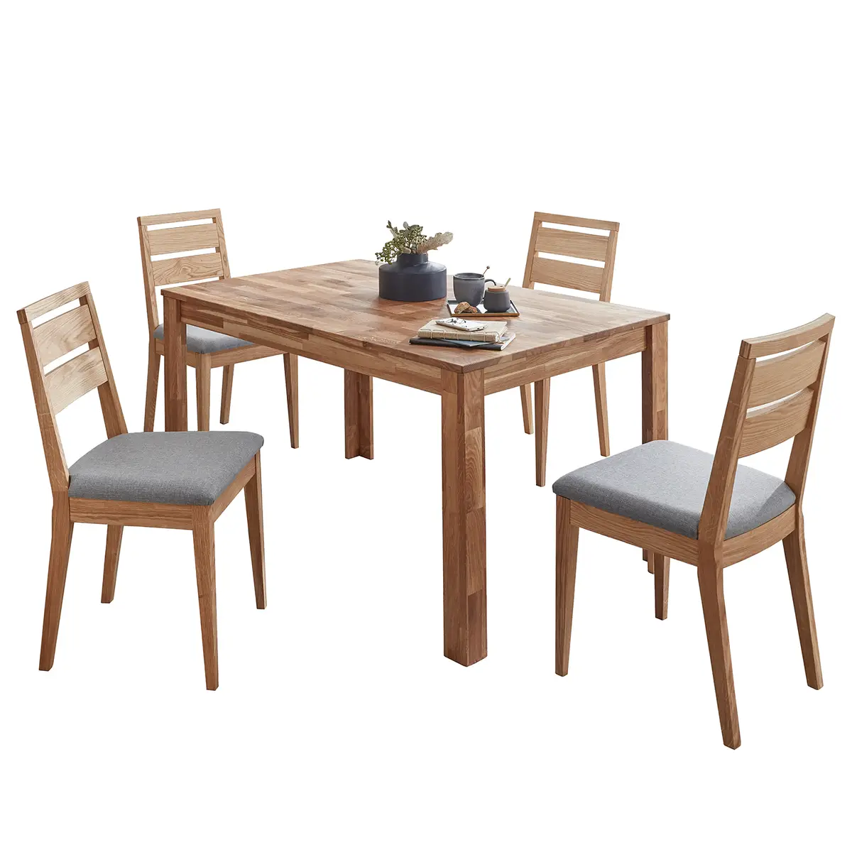 Essgruppe Tassar 5-teilig Braun/Grau | Braun