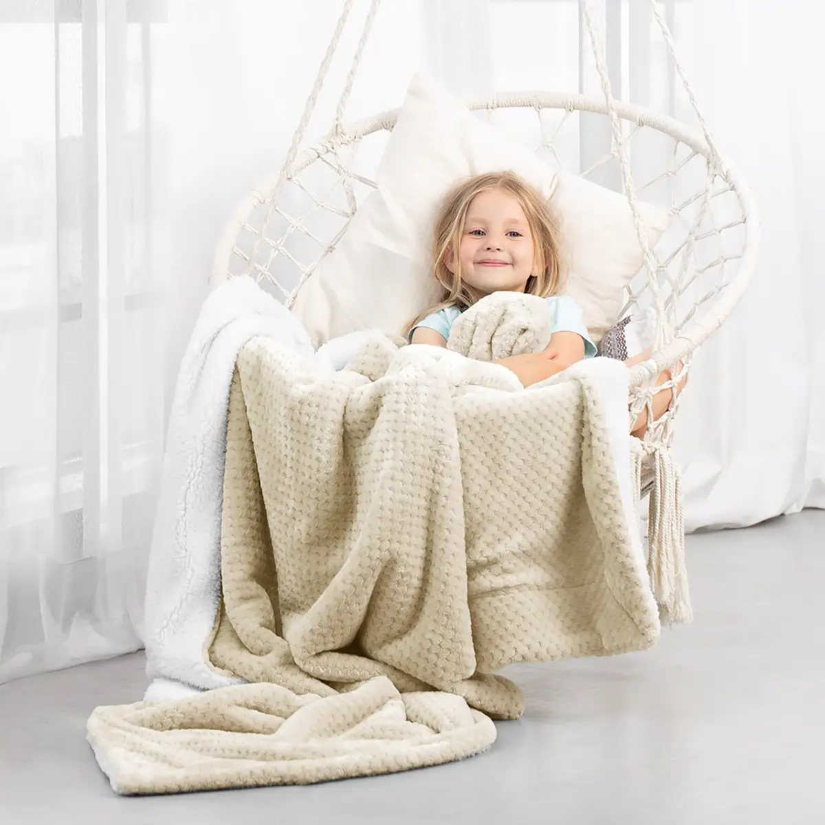 Kuscheldecke Leepy | Beige