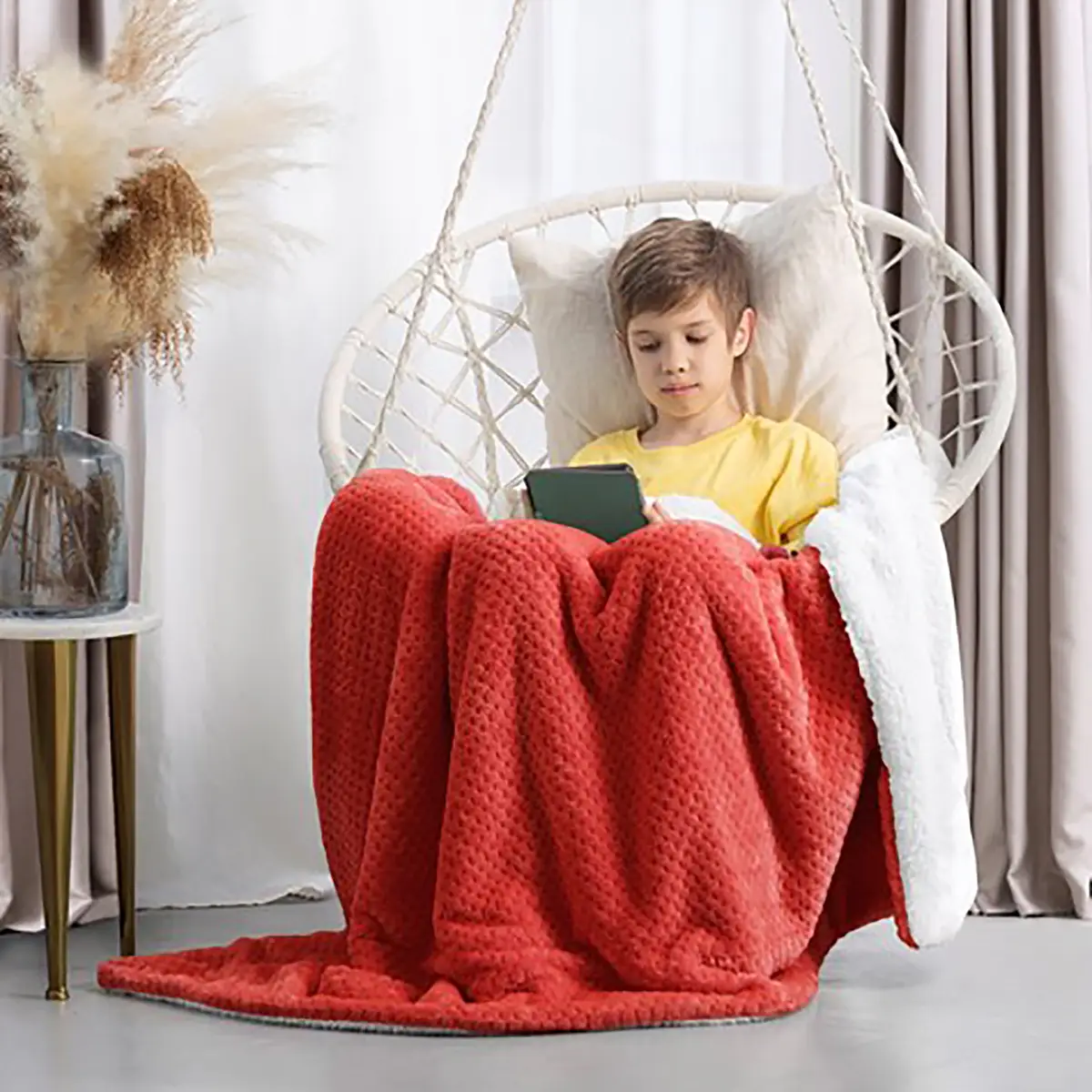 Kuscheldecke Leepy | Rot