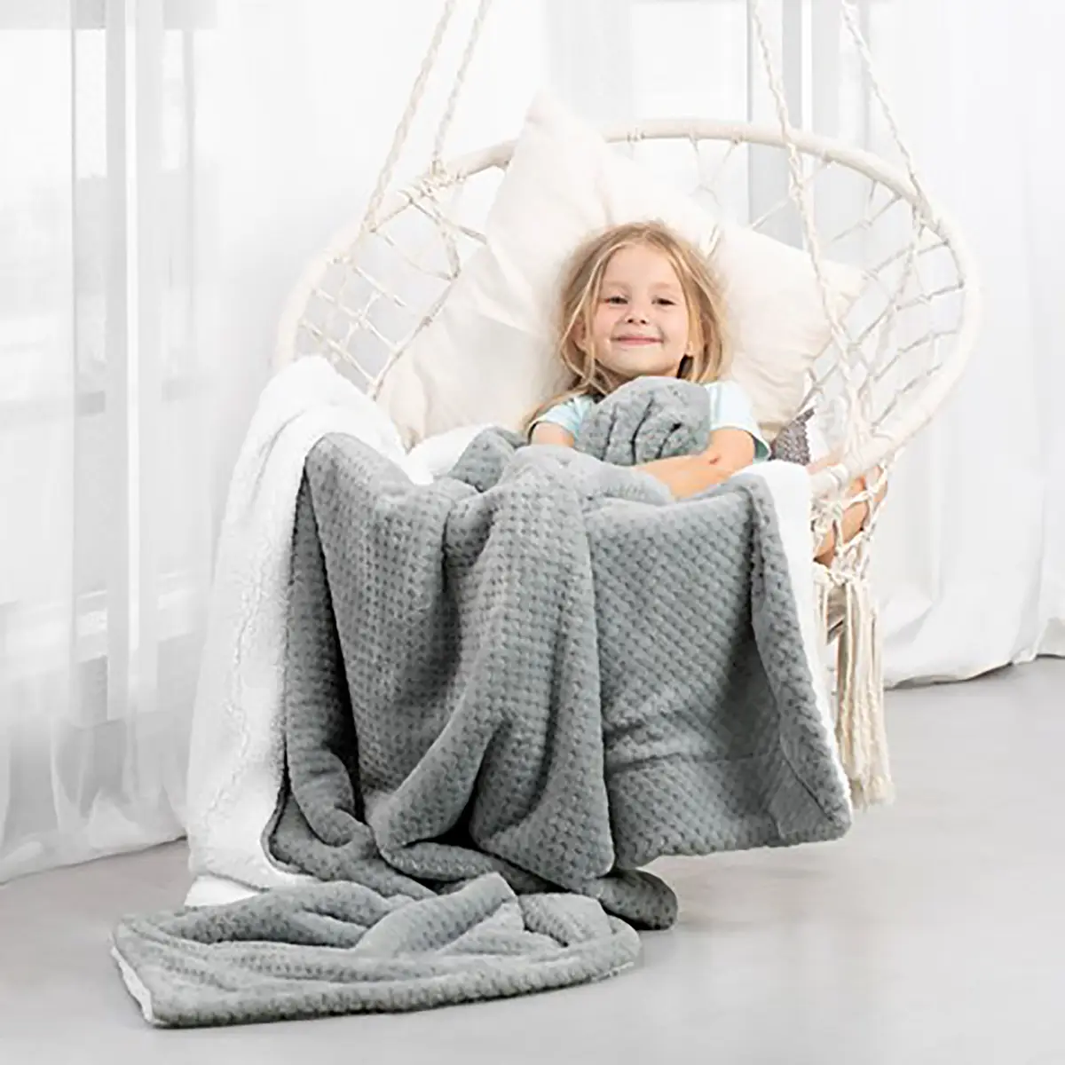 Kuscheldecke Leepy | Grau