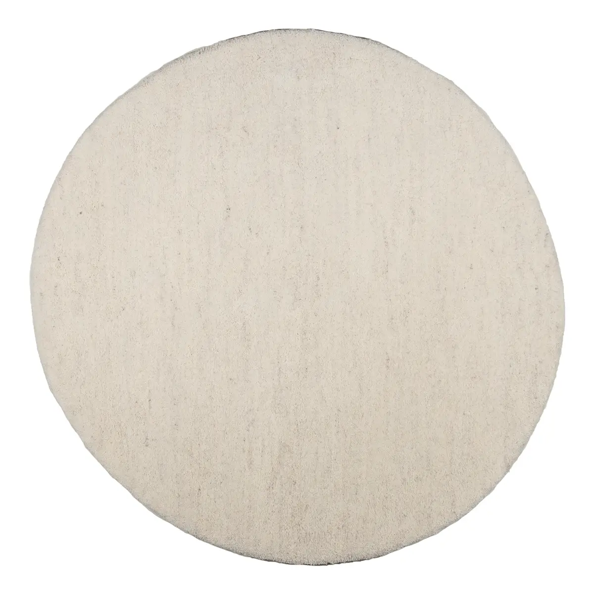 Berberteppich Imaba Super Weiß/Weiß 150 x 150cm Wolle | Weiß
