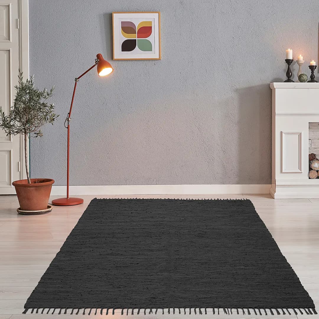 Teppich Happy Cotton | Grau