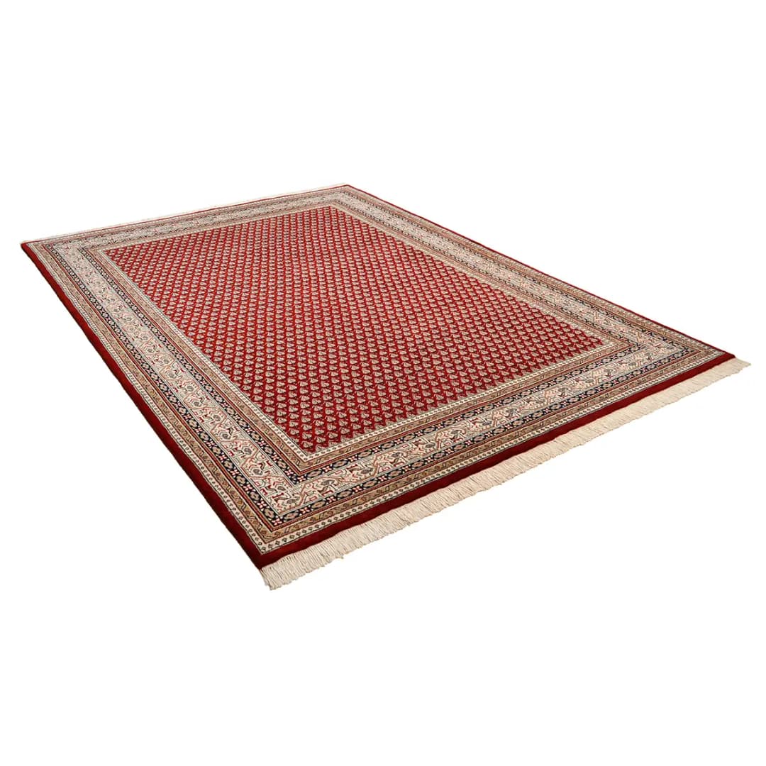 Wollteppich Abbas Meraj Rot 170 x 240cm Wolle | Rot