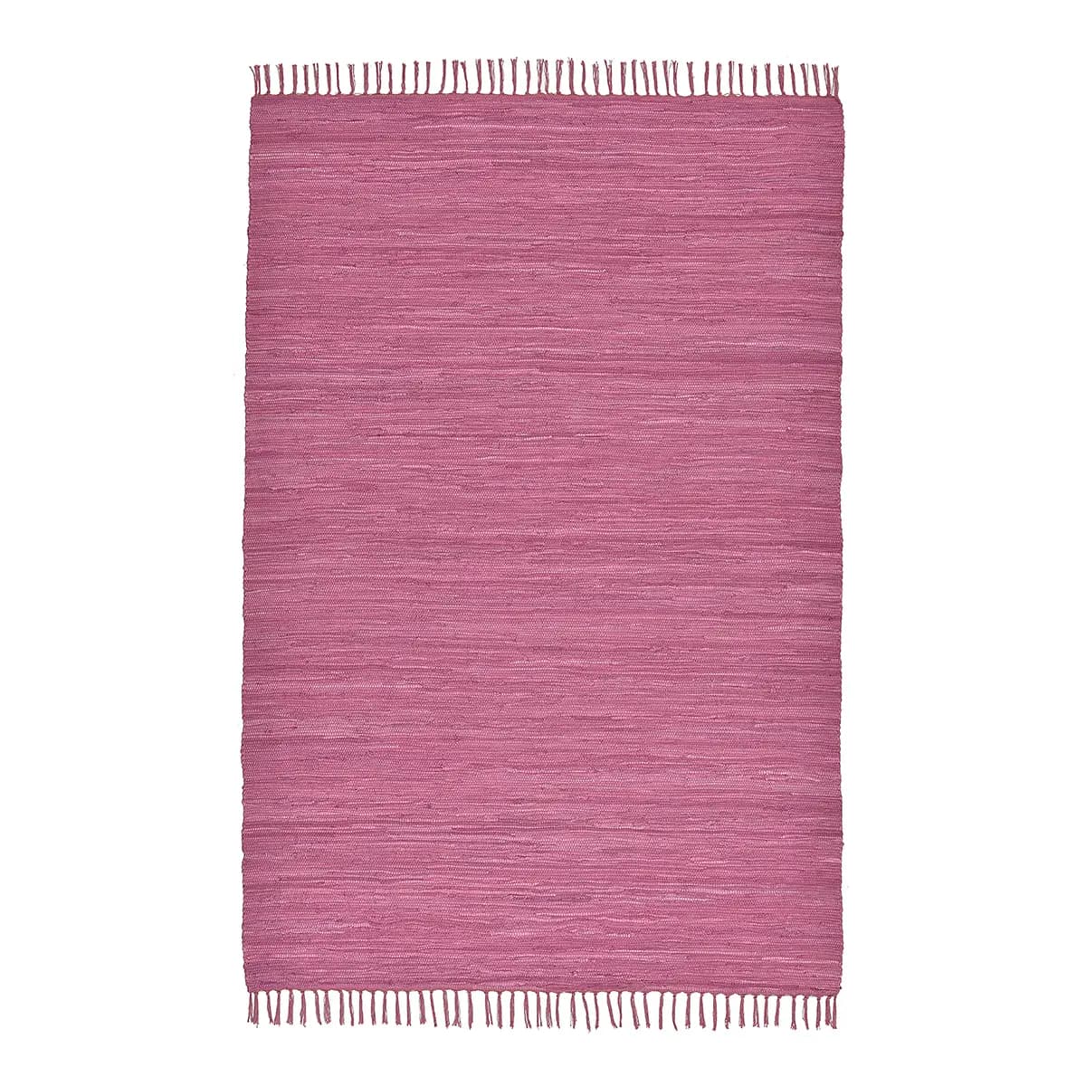 Teppich Happy Cotton Pink/Beere 70 x 140cm | Mehrfarbig