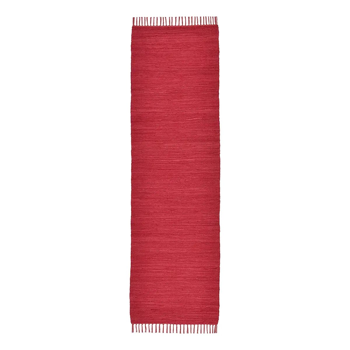 Läufer Happy Cotton 70 x 250cm Rot/Rot | Rot
