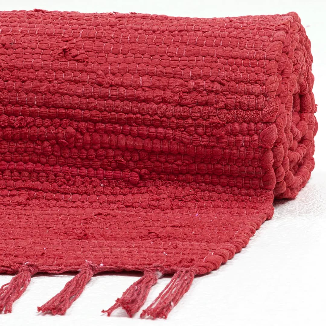 Läufer Happy Cotton 70 x 250cm Rot/Rot | Rot