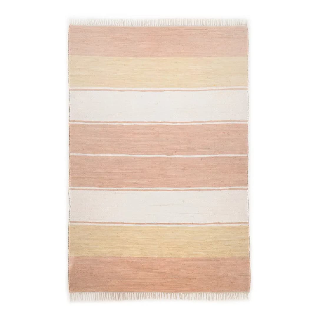 Baumwollteppich Happy Design Beige/Beige 120 x 180cm | Beige
